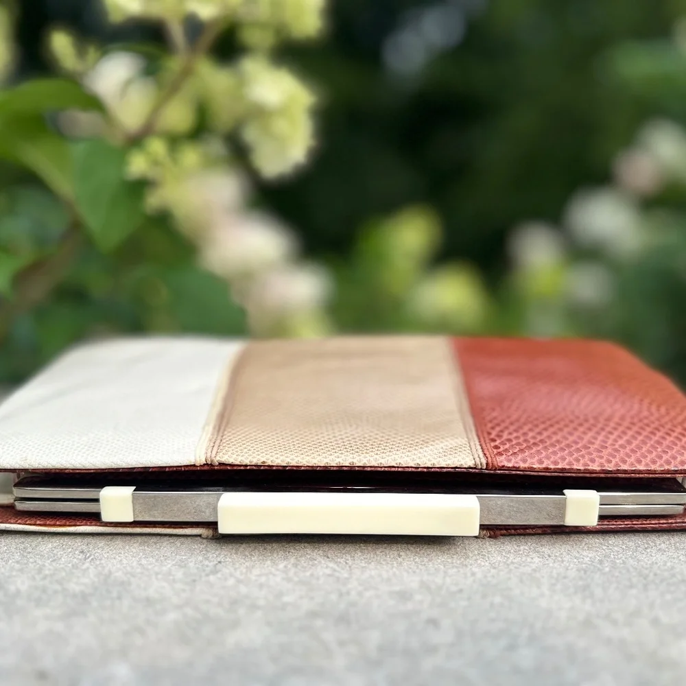 Judith Leiber Tri-color Clutch